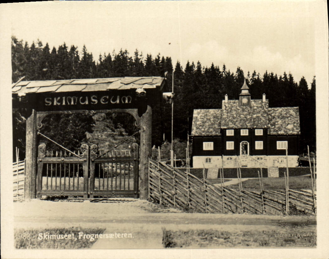 MODERN CARD Skimuseet Frognerseteren Skimusuem Museum of the ski