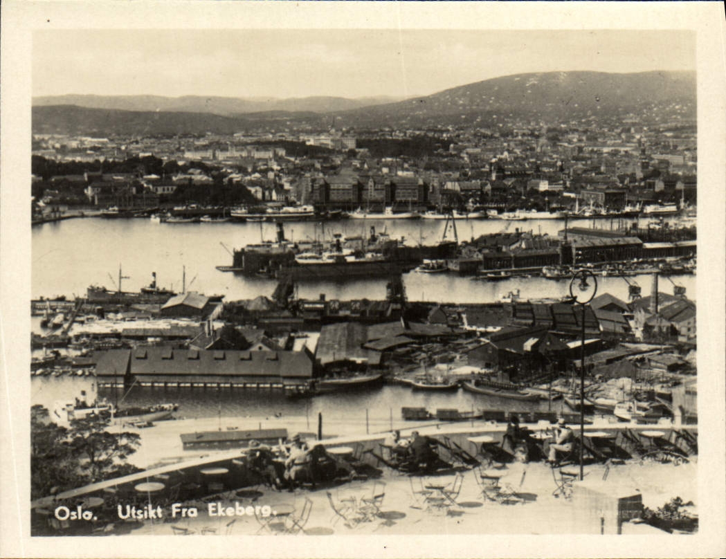 MODERN CARD Oslo Utsikt FRA Ekebere