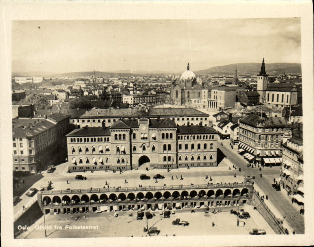 MODERN CARD Oslo FRA Folketeatrat