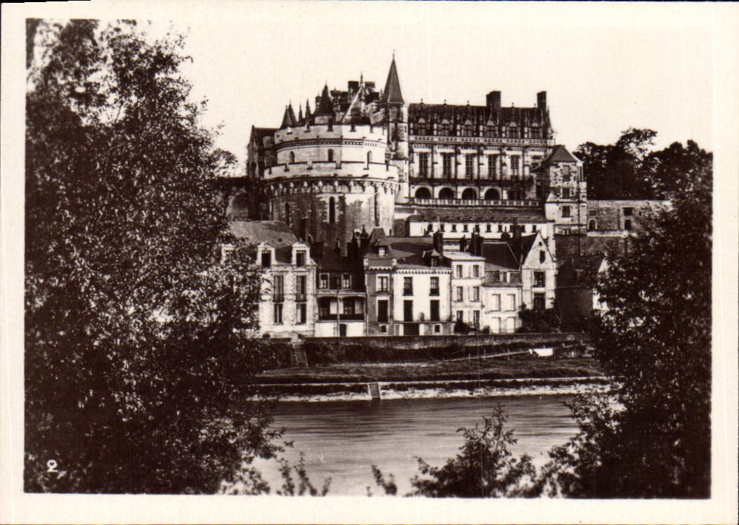 POSTAL MODERNA castillo de Amboise