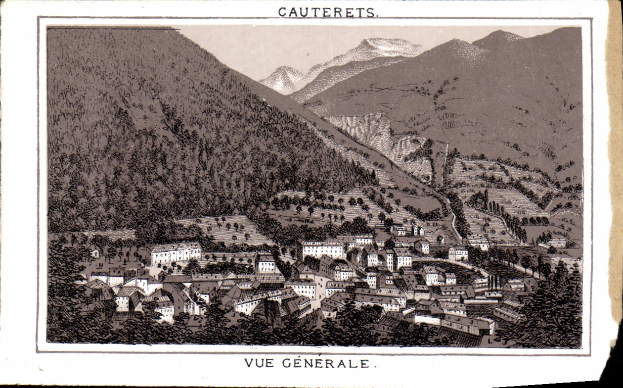 CPM Cauterets Vue Generale