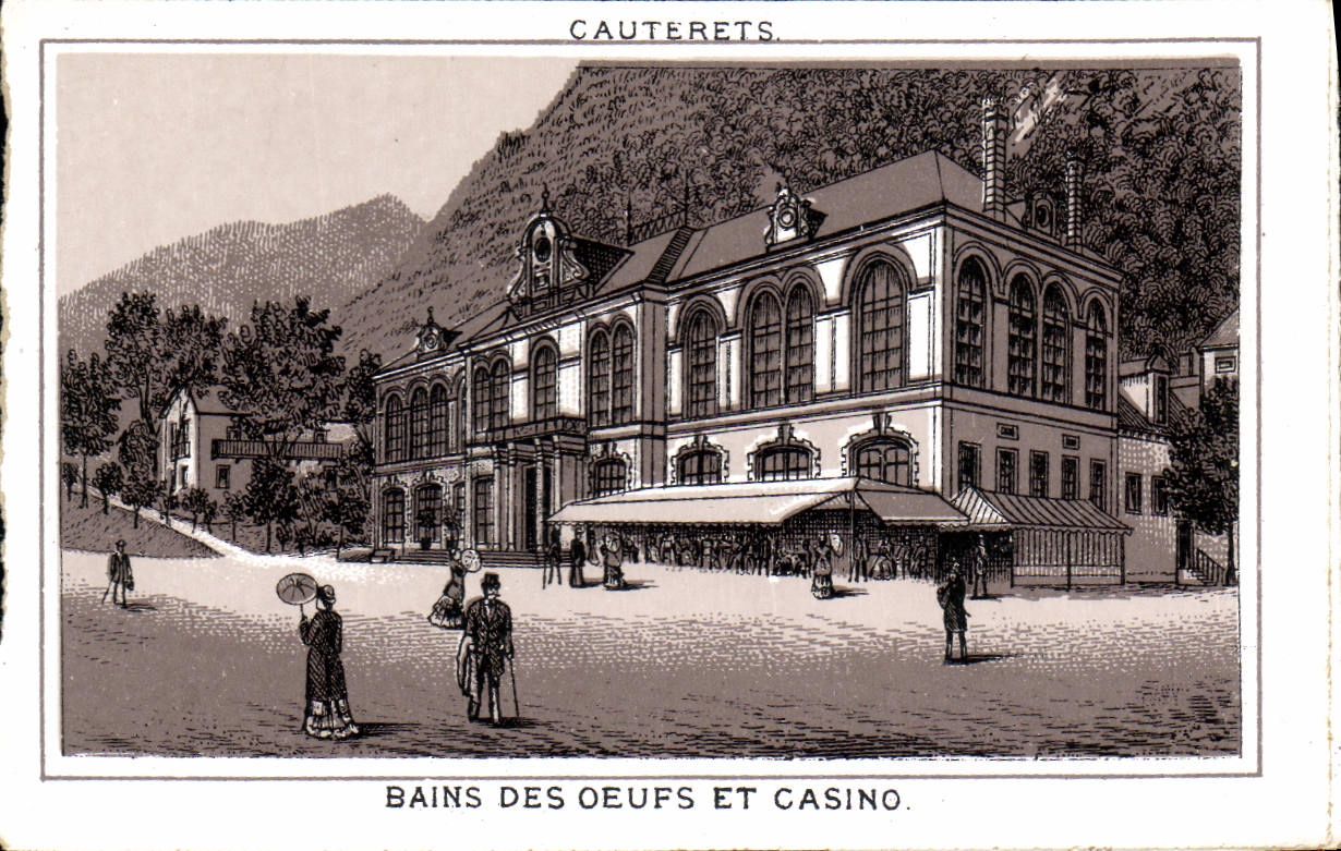 CPM Cauterets Bains Des Oeufs Et Casino