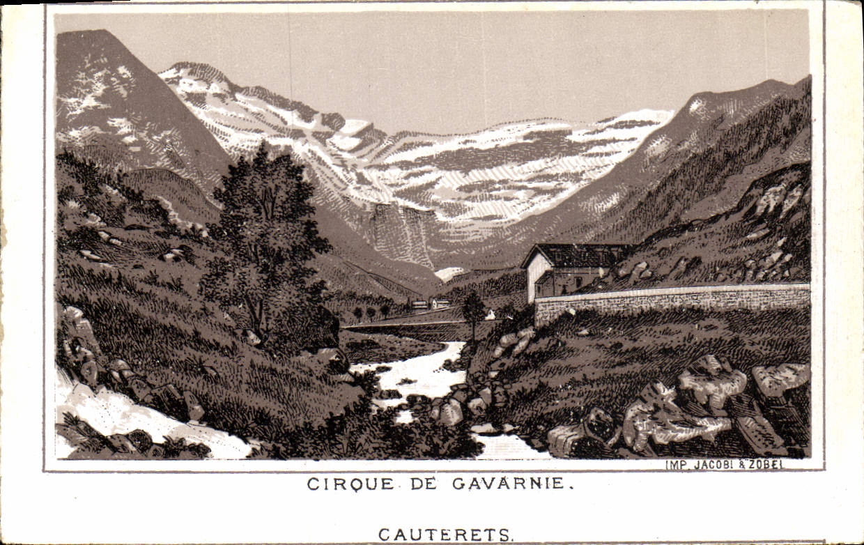 MODERN CARD Circus De Gavarnie Cauterets