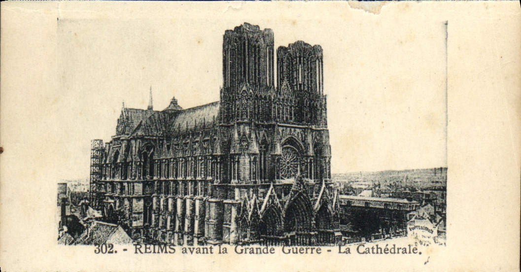 CPM Reims Avant La Grande Guerre La Cathedrale