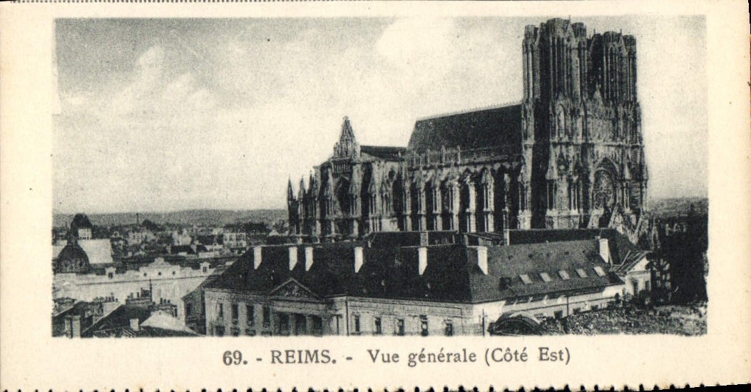 CPM Reims Vue Generale