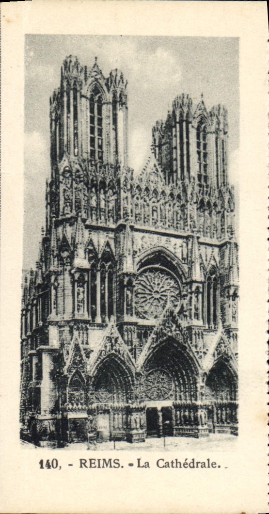 CPM Reims La Cathedrale