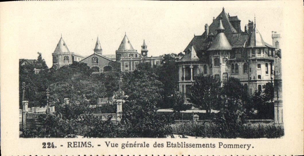 MODERN CARD Rheims View Of the Pommery Establishments