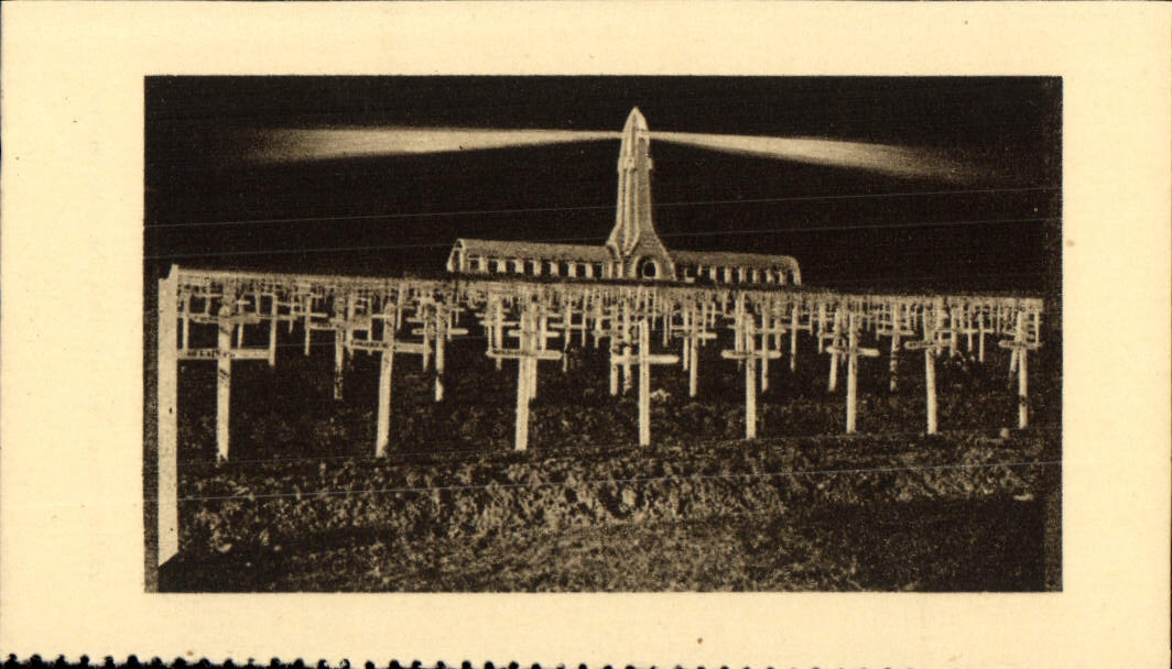 MODERN CARD Ossuary And Lighthouse De Douaumont the Lighthouse Lights
