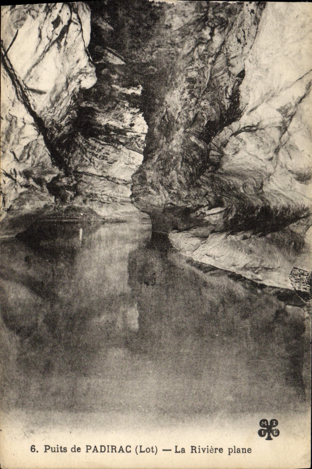 CPA Puits De Padirac La Riviere Plane