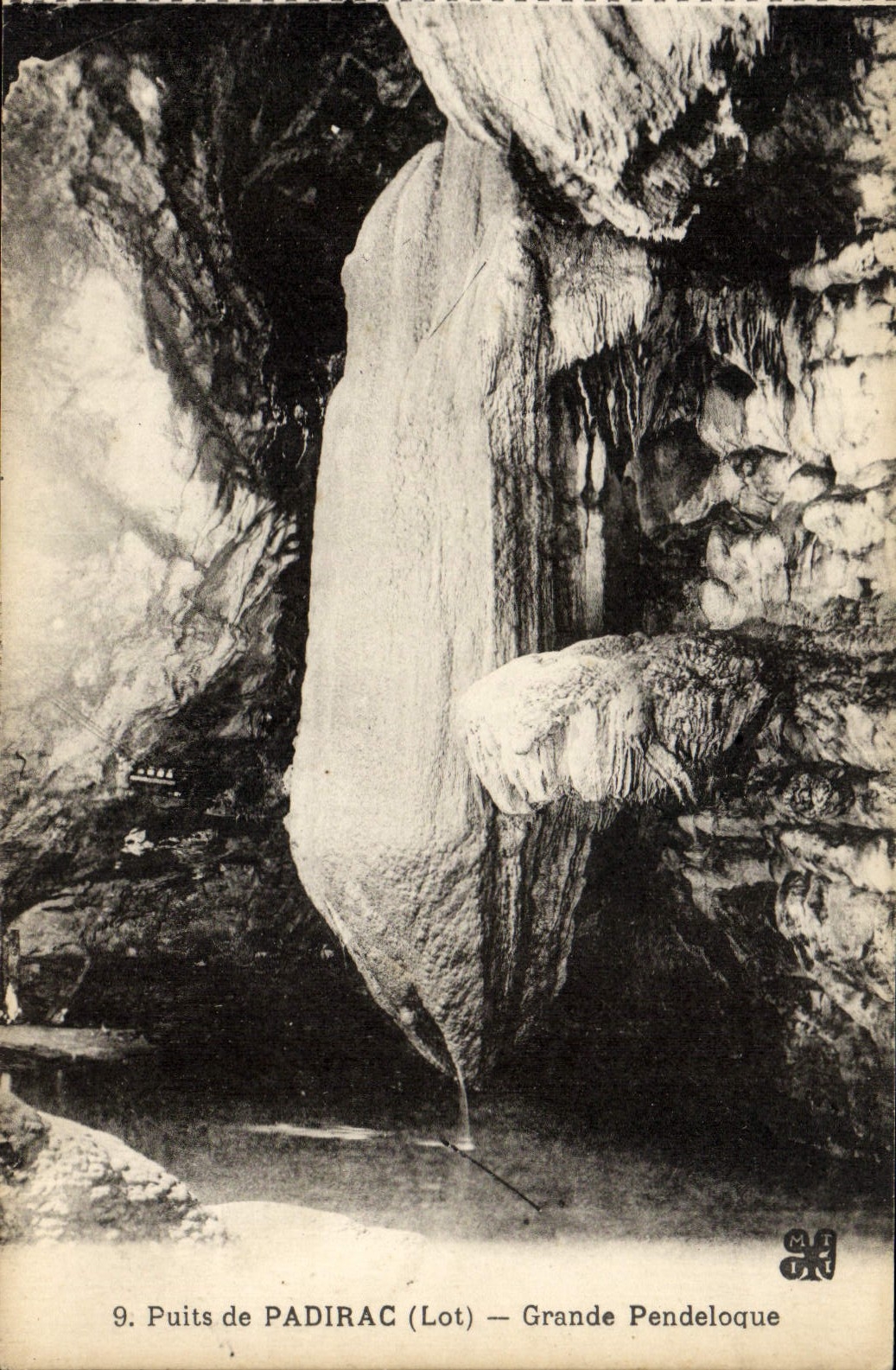 CPA Puits De Padirac Grande Pendeloque