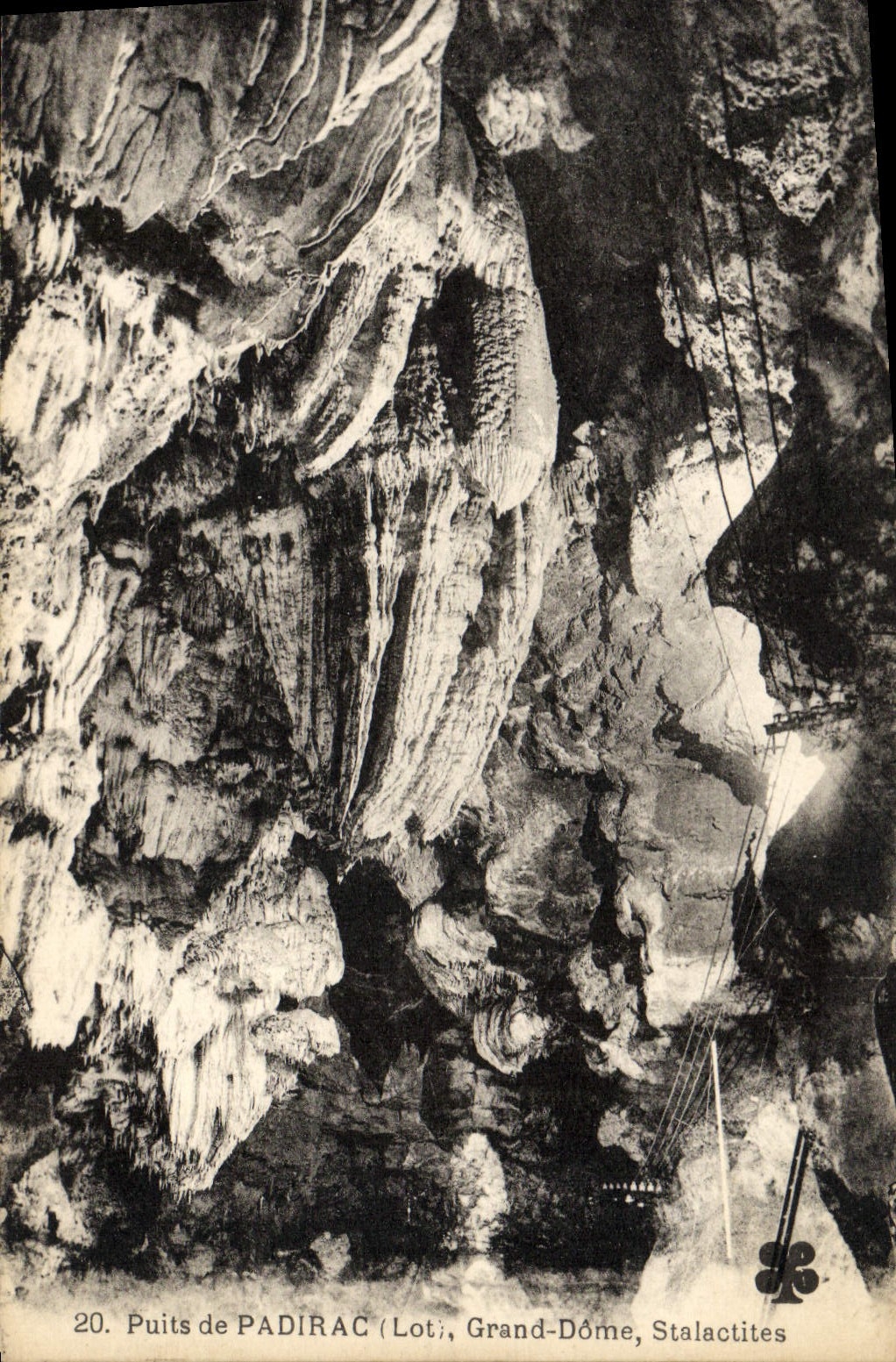 CPA Puits De Padirac Grande Dome Stalactites
