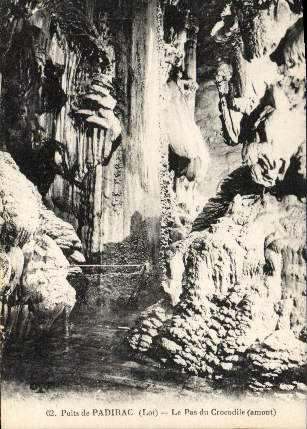 CPA Puits De Padirac Le Pas Du Crocodile