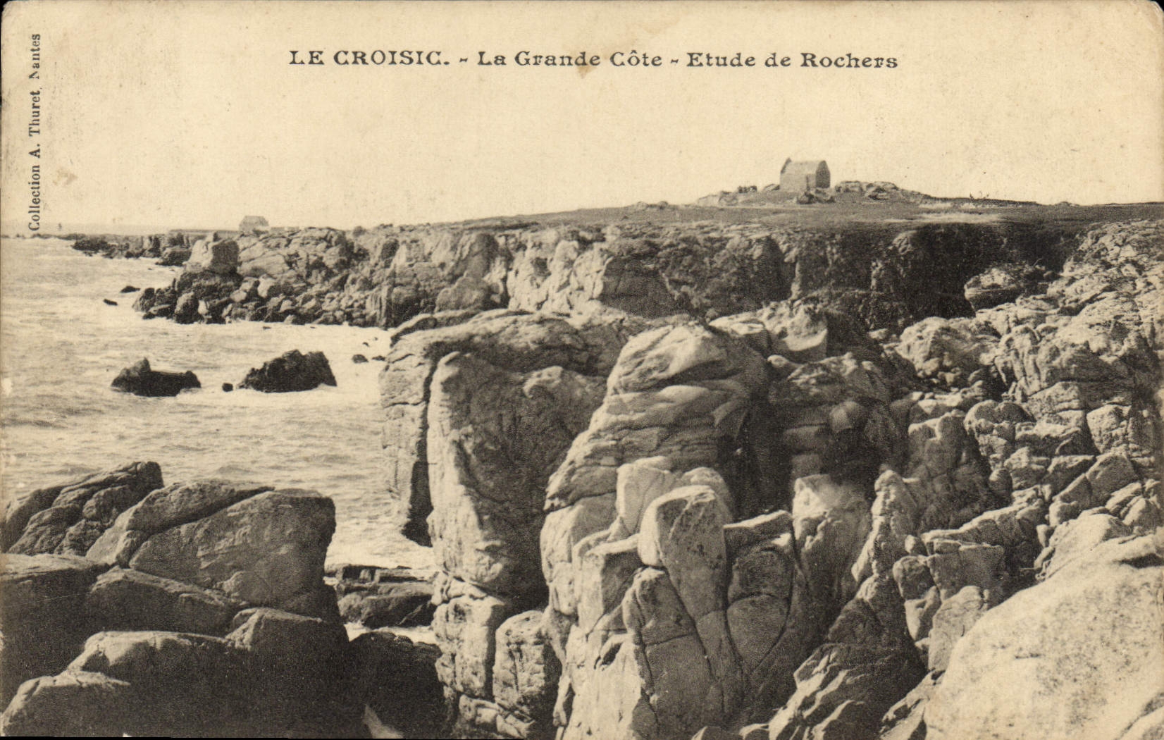 CPA Le Croisic La Grande Cote Etude De Rochers