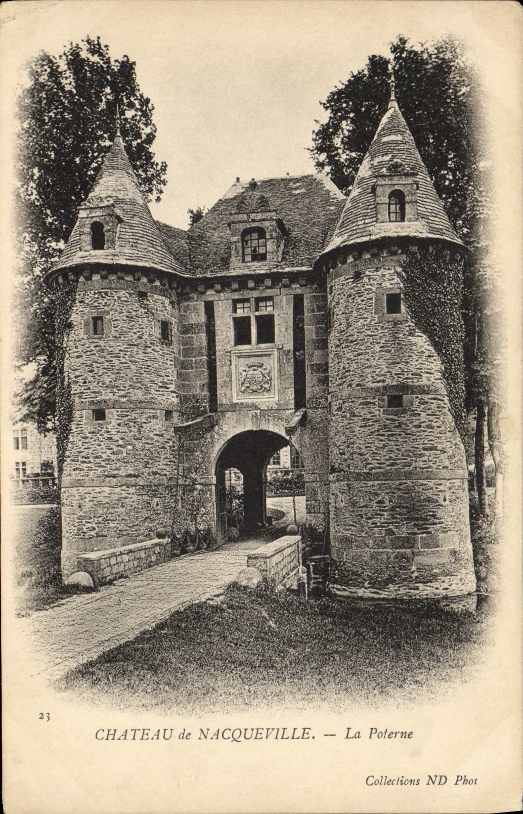CPA Chateau de Nacqueville La Poterne