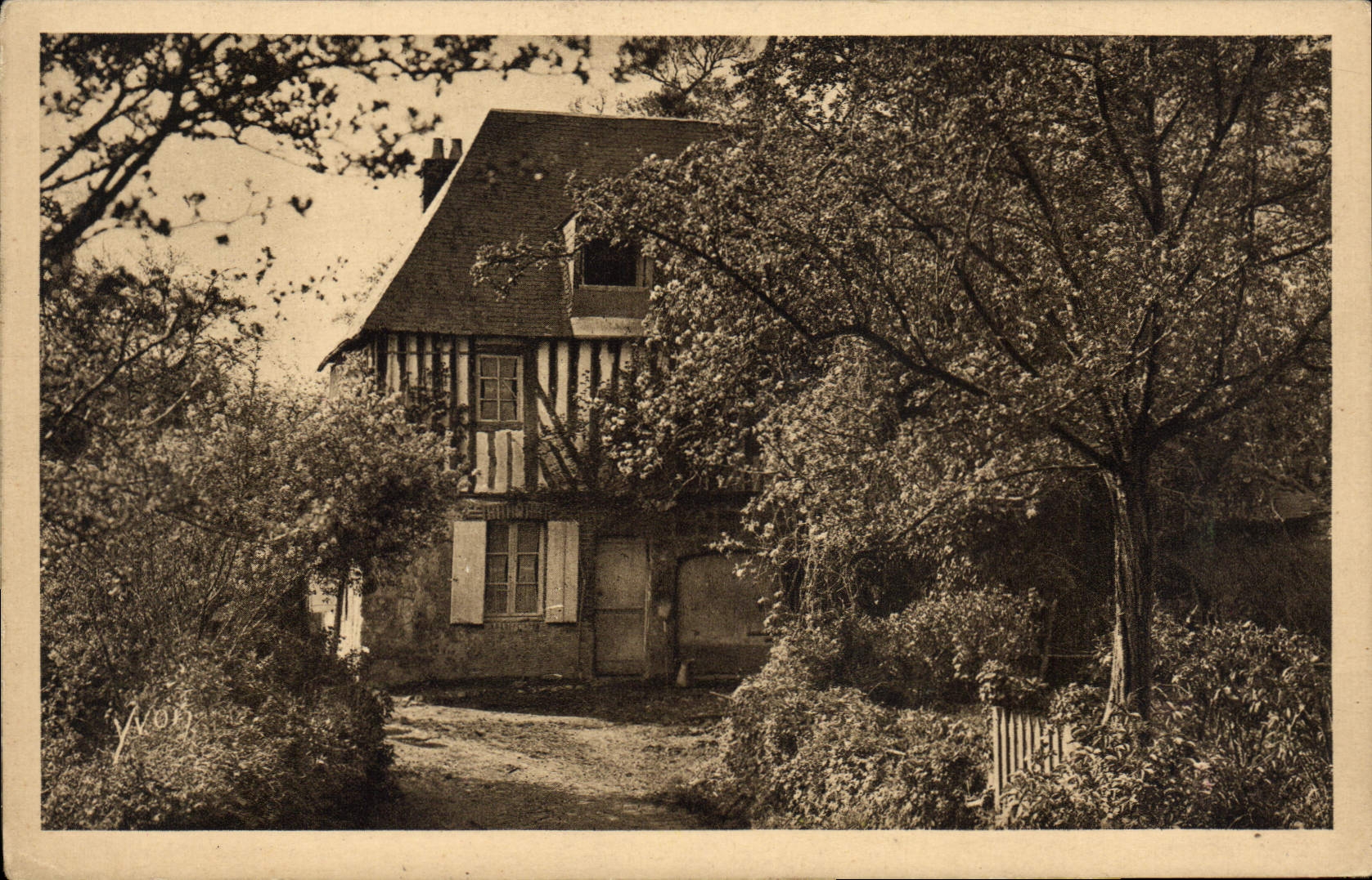 CPA Ferme normande sur la Cote de Grace