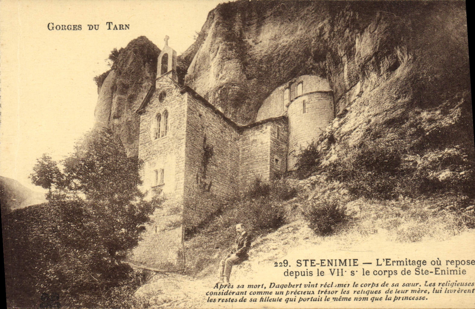 CPA Gorges du Tarn Ste Enimie L'Ermitage