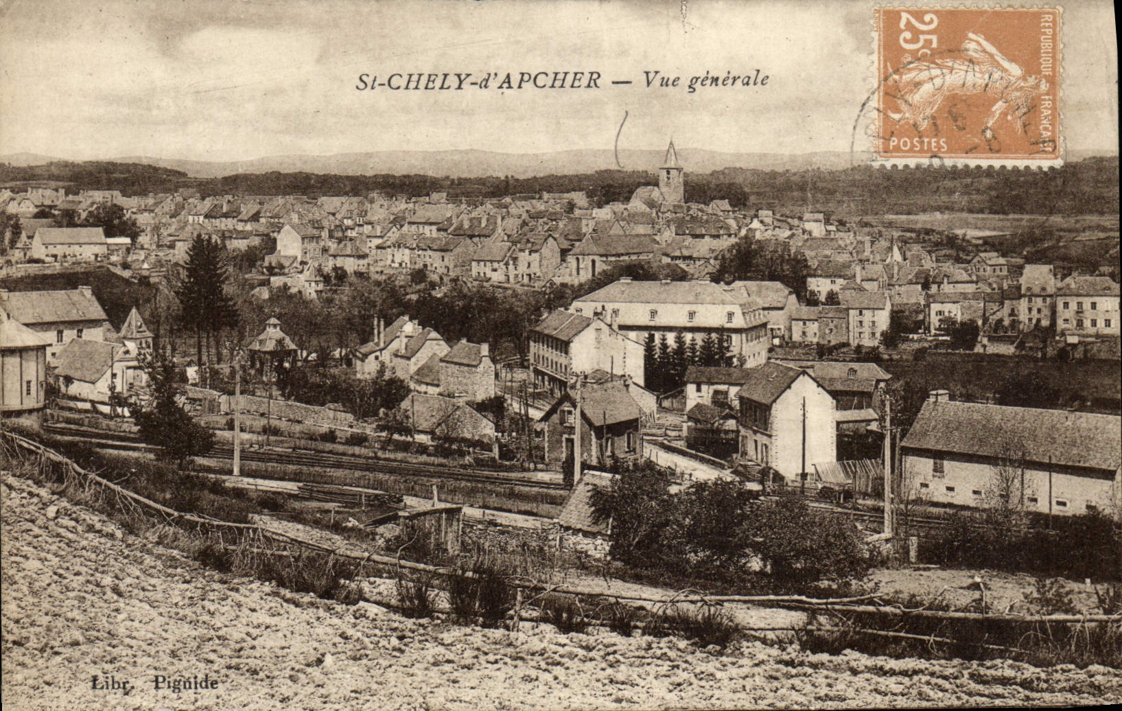 CPA St Chely d'Apcher Vue Generale