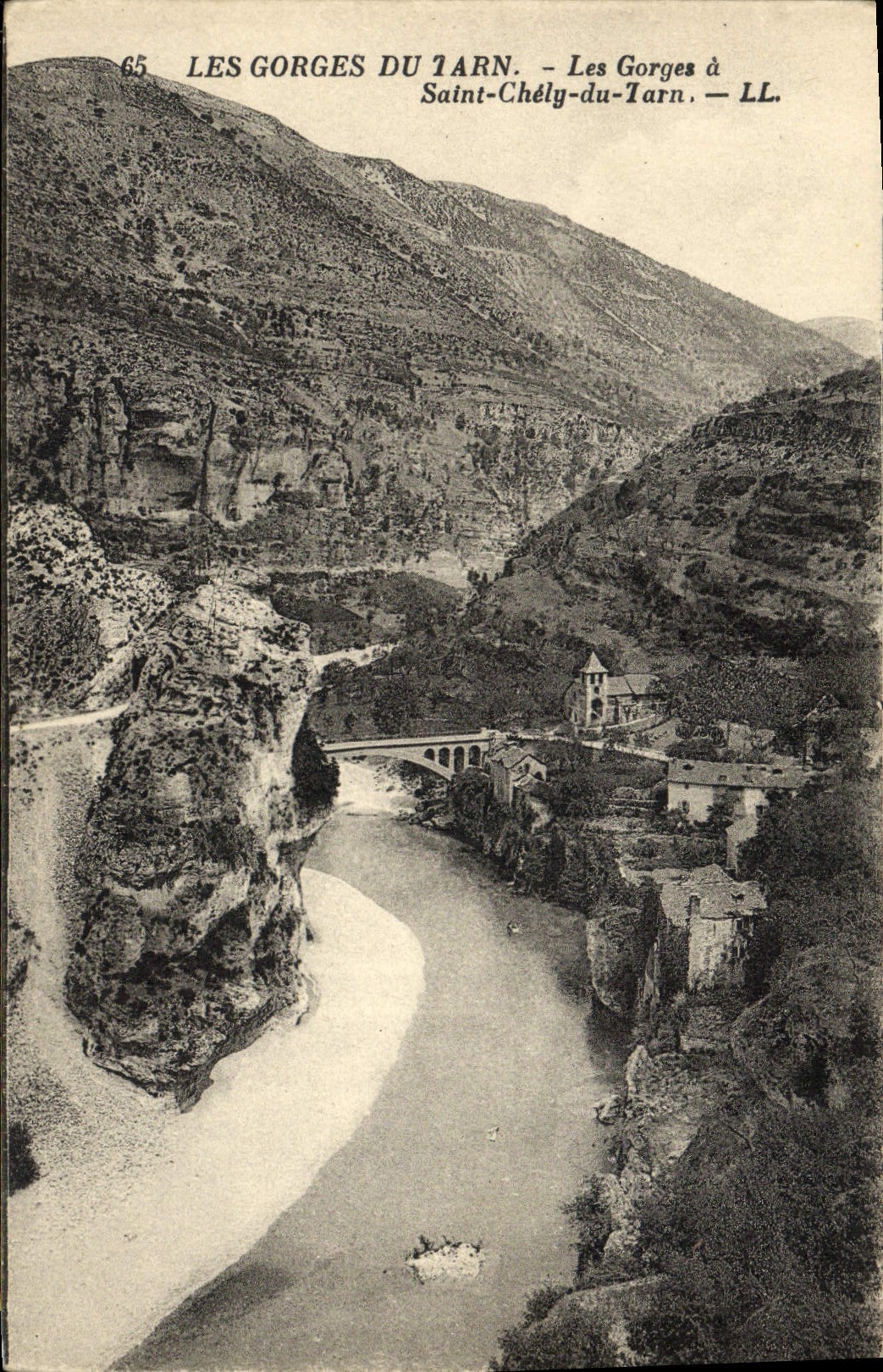 CPA Gorges Du Tarn Les Gorges Saint Chely du Tarn