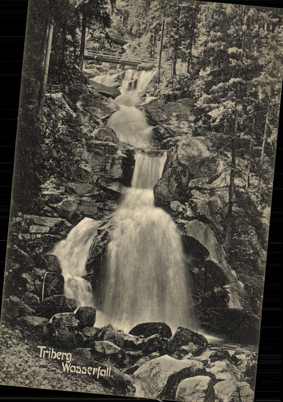 CPA Triberg Wasserfall