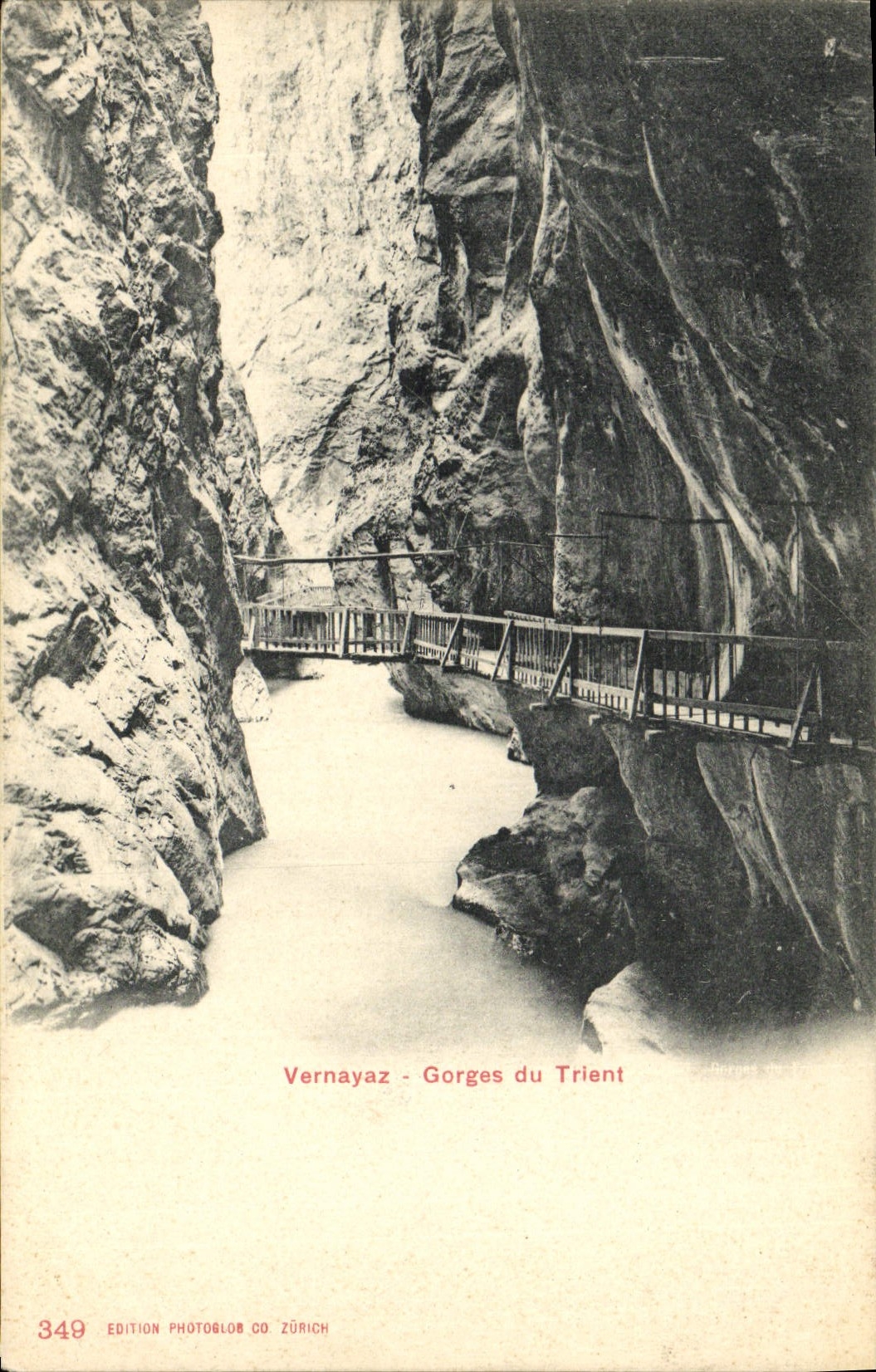 CPA Vernayaz Gorges Du Trient