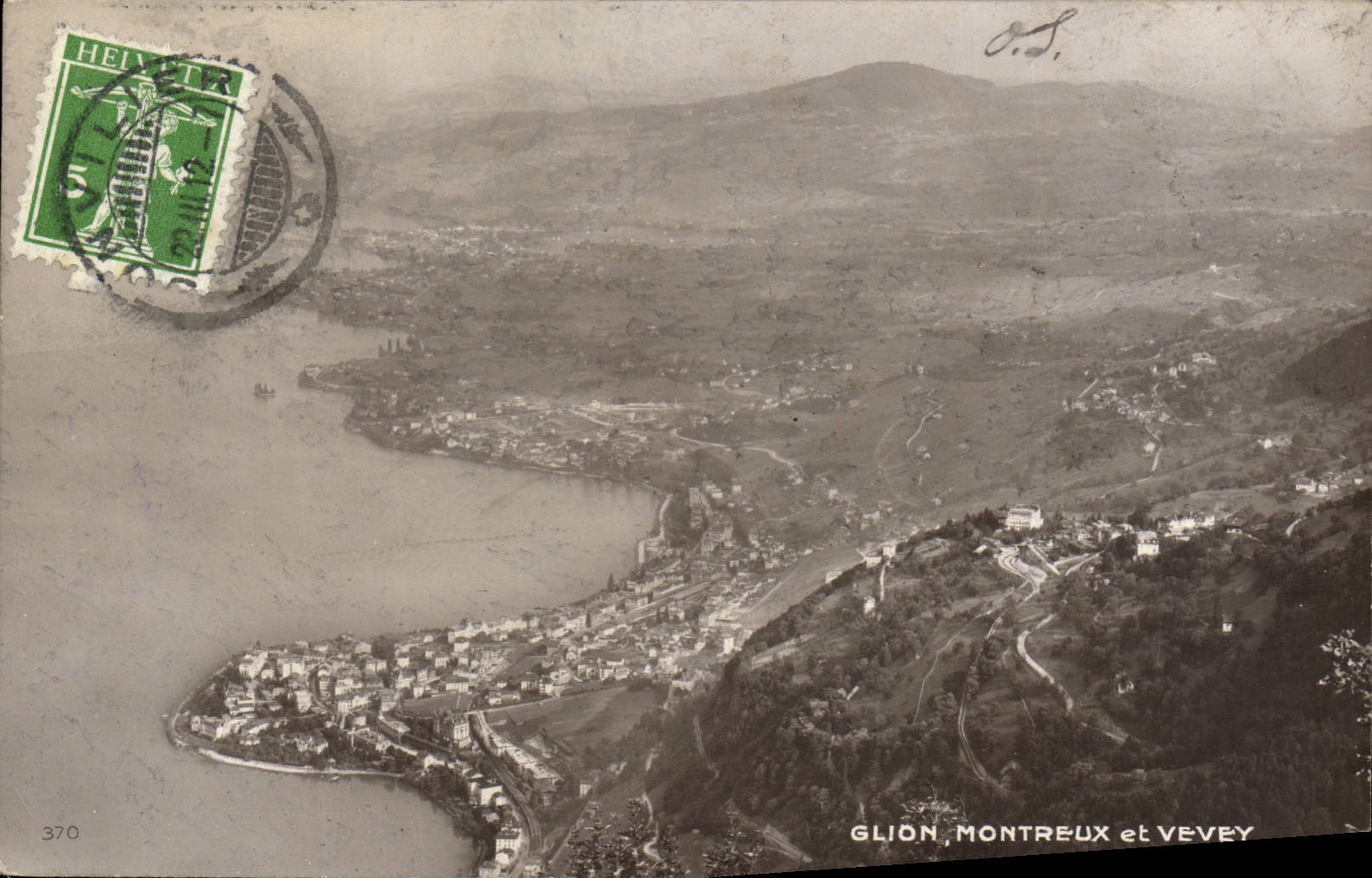CPA Glion Montreux Et Vevey