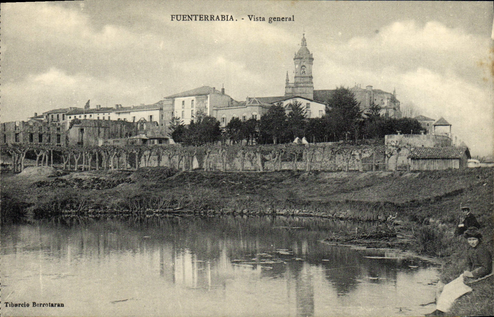 CPA Fuenterrabia Vista General