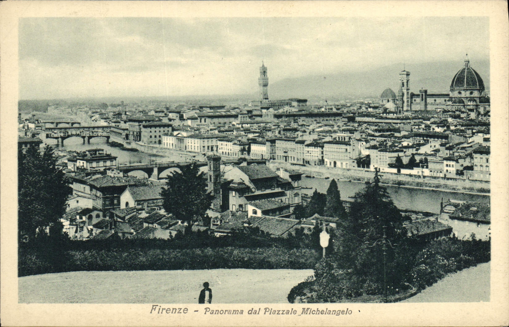 POSTAL Firenze Panoram Dal Piazzale Michelangelo de la VENDIMIA