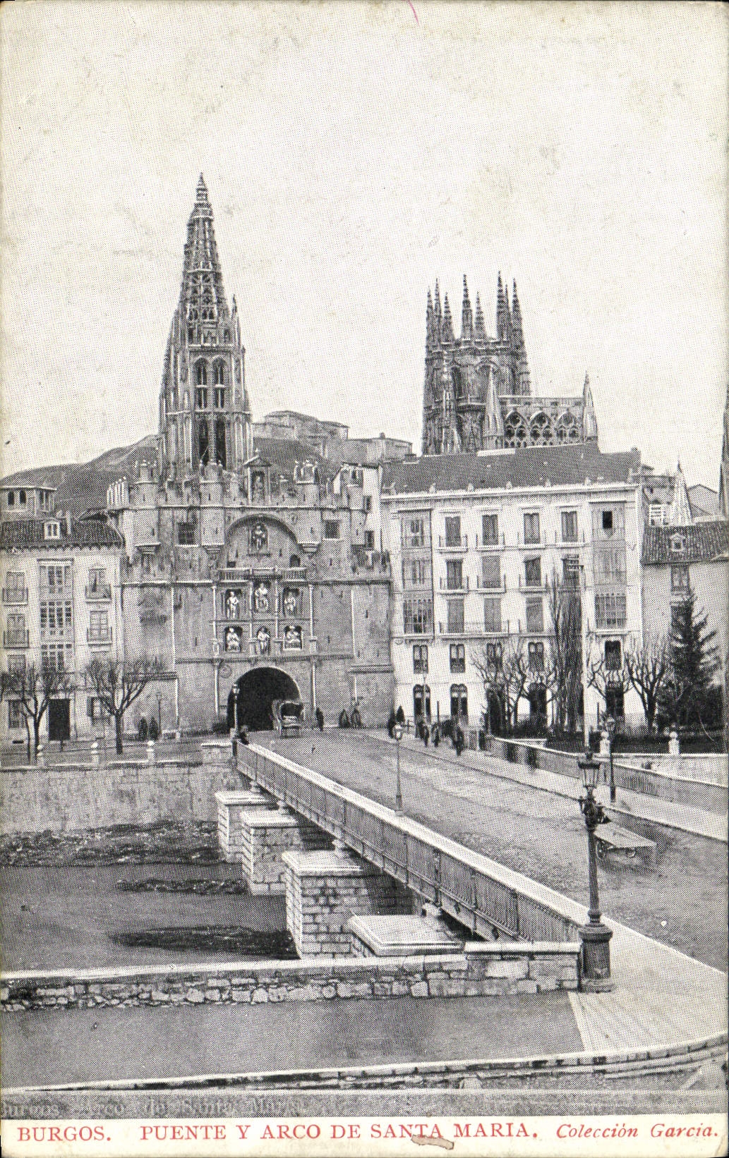 CPA Burgos Puente A Arco De Santa Maria