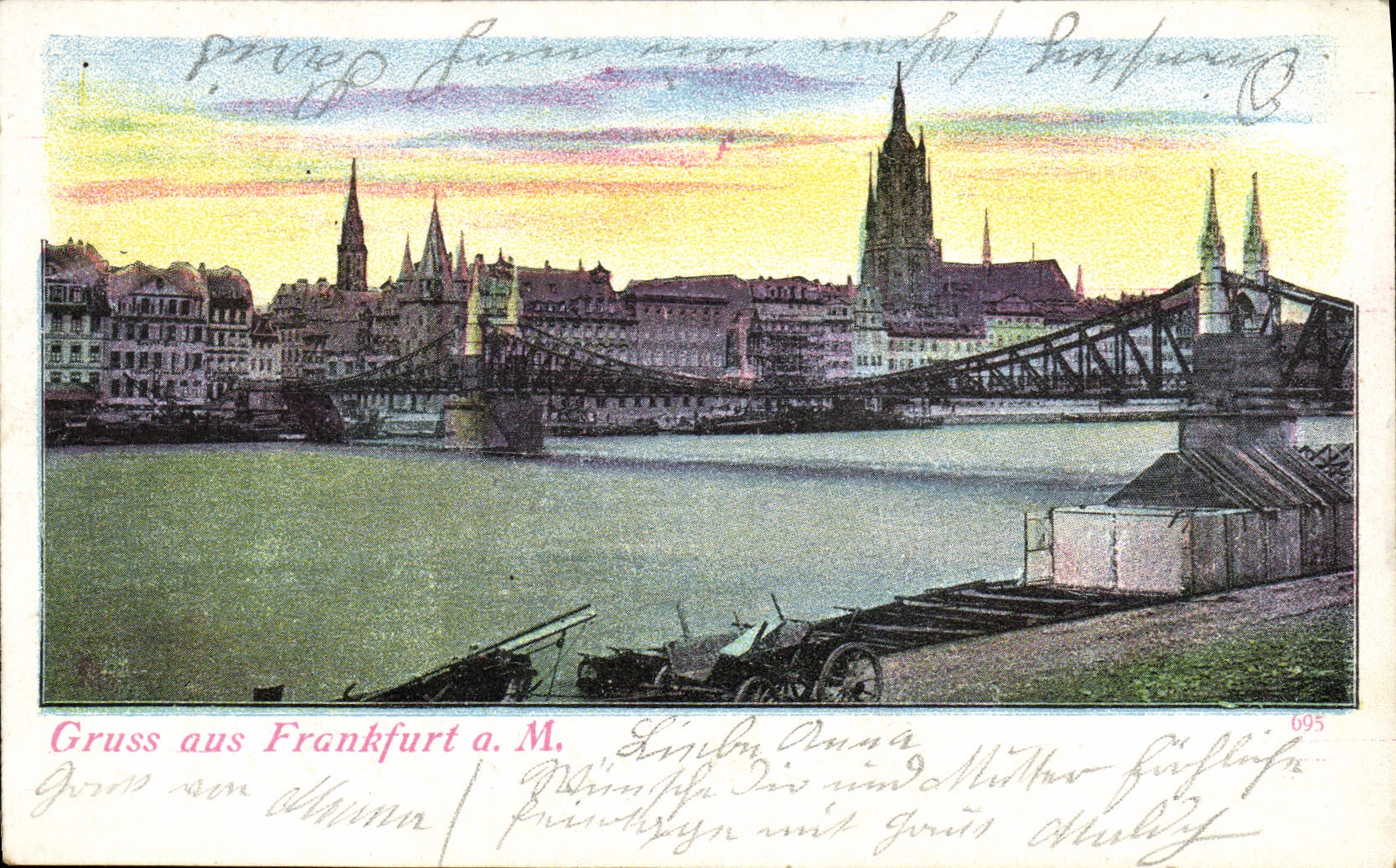 CPA Gruss Aus Frankfurt a M