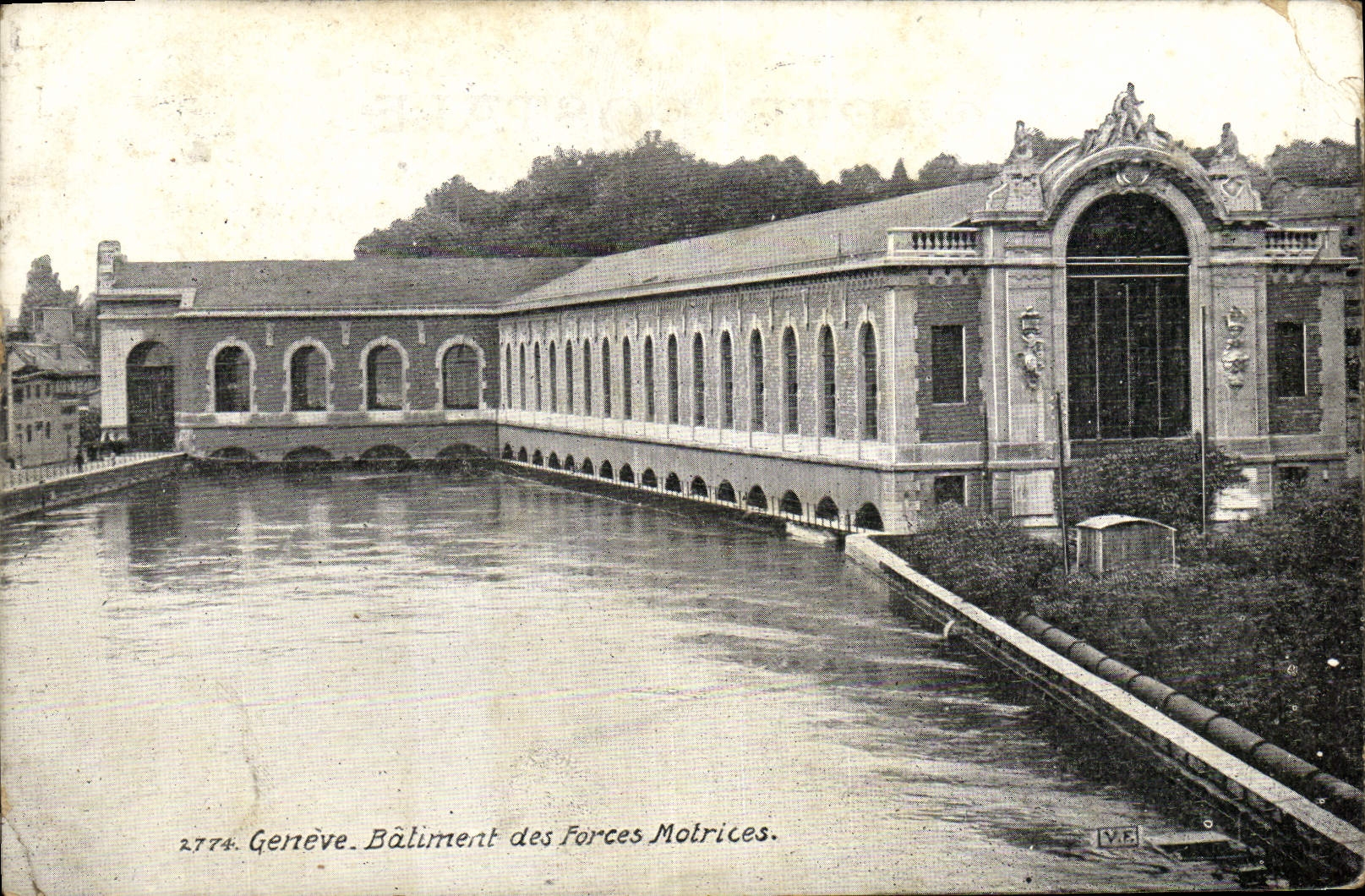 CPA Geneve Baliment Des Forces Motrices