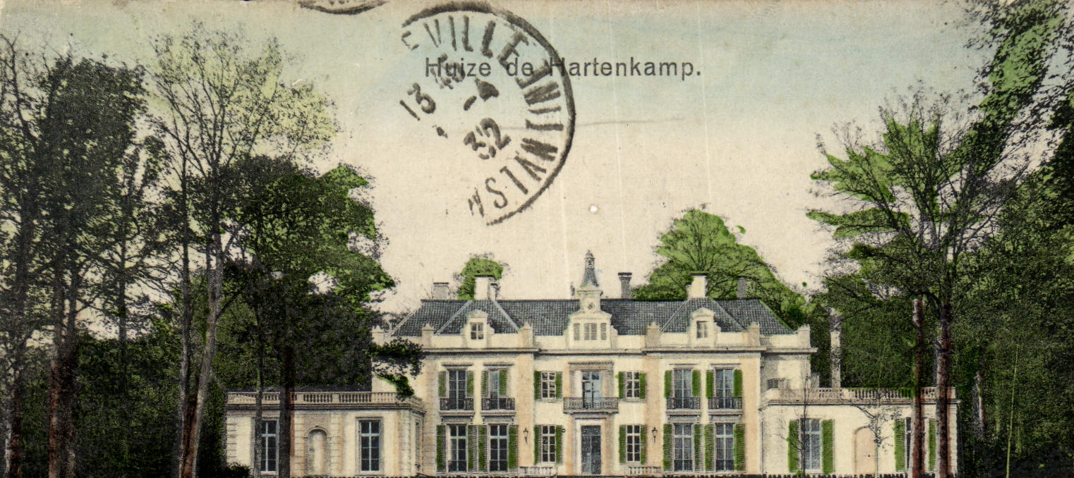 VINTAGE POSTCARD Huize De Hartenkamp