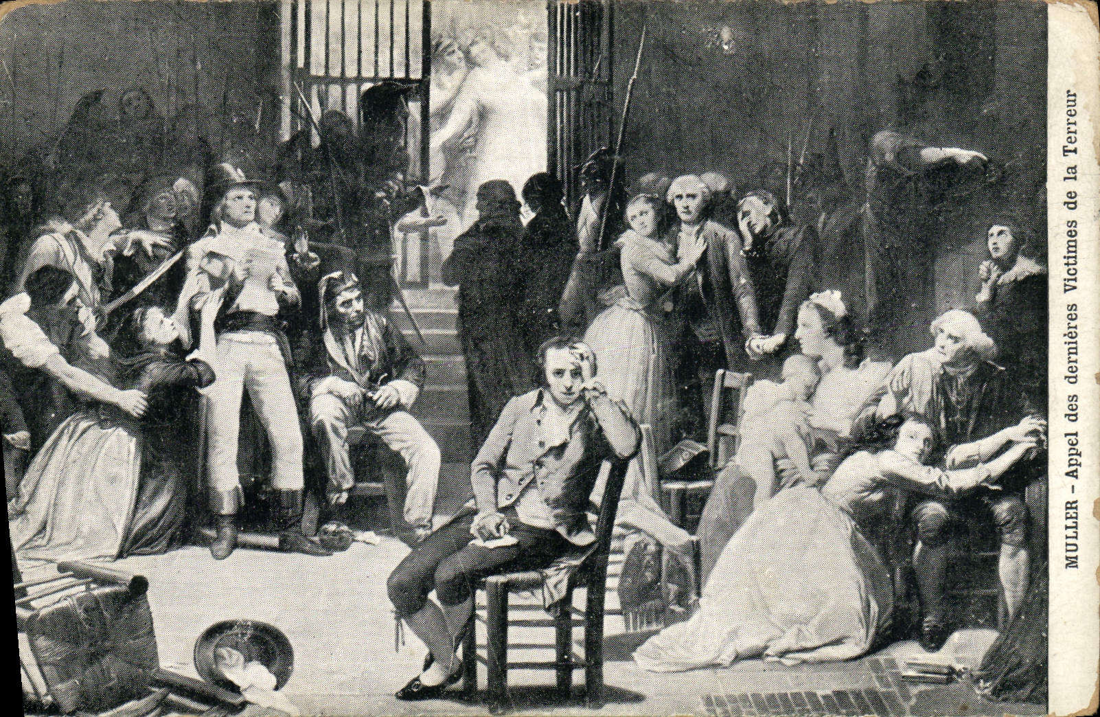 VINTAGE POSTCARD Muller Call Of the Last Victims Of Terror