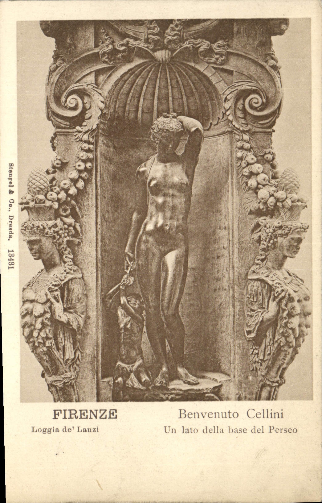 CPA Firenze Benvenuto Cellini Loggia De Lanzi