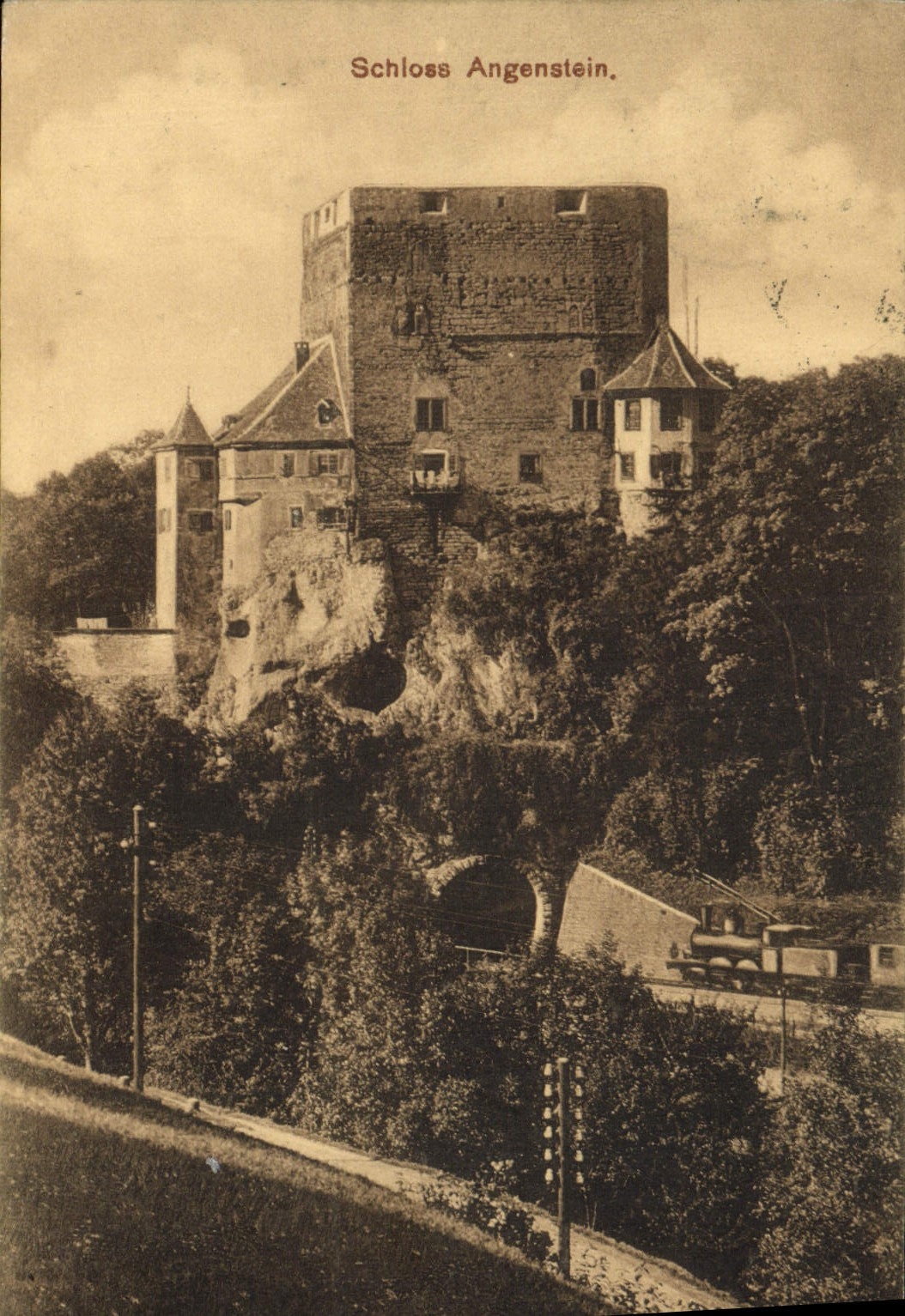 CPA Schloss Angenstein Train