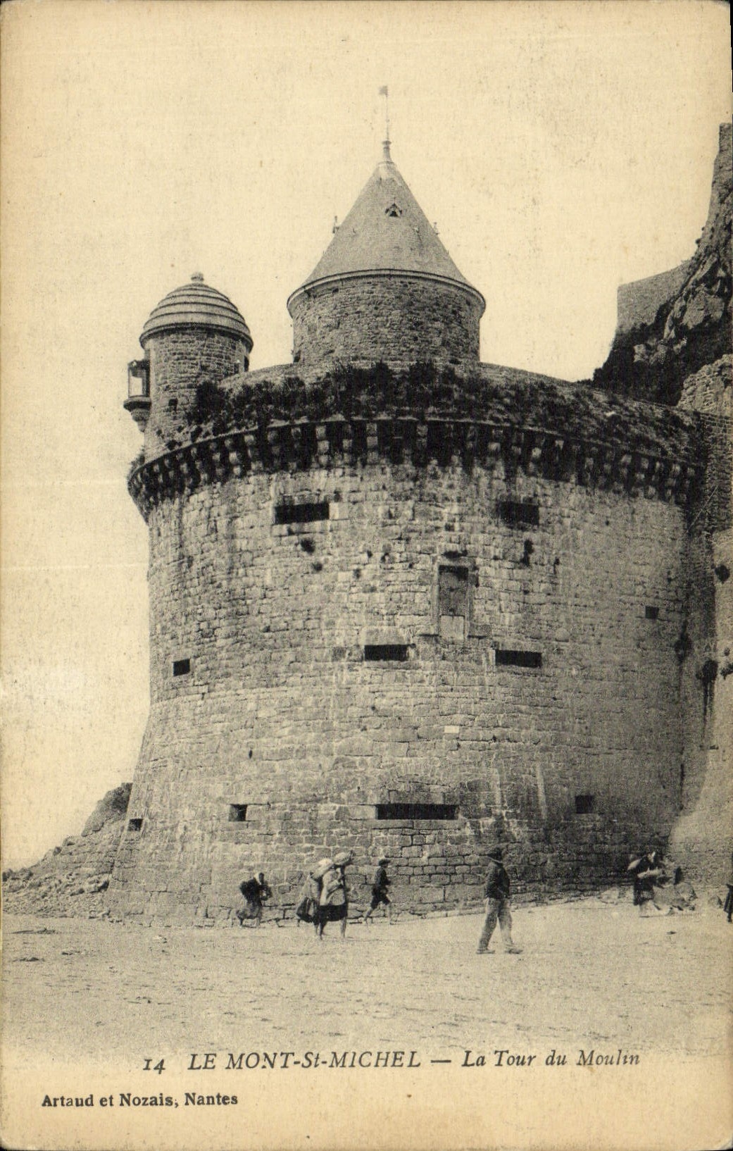 CPA Le Mont St Michel La Tour Du Moulin