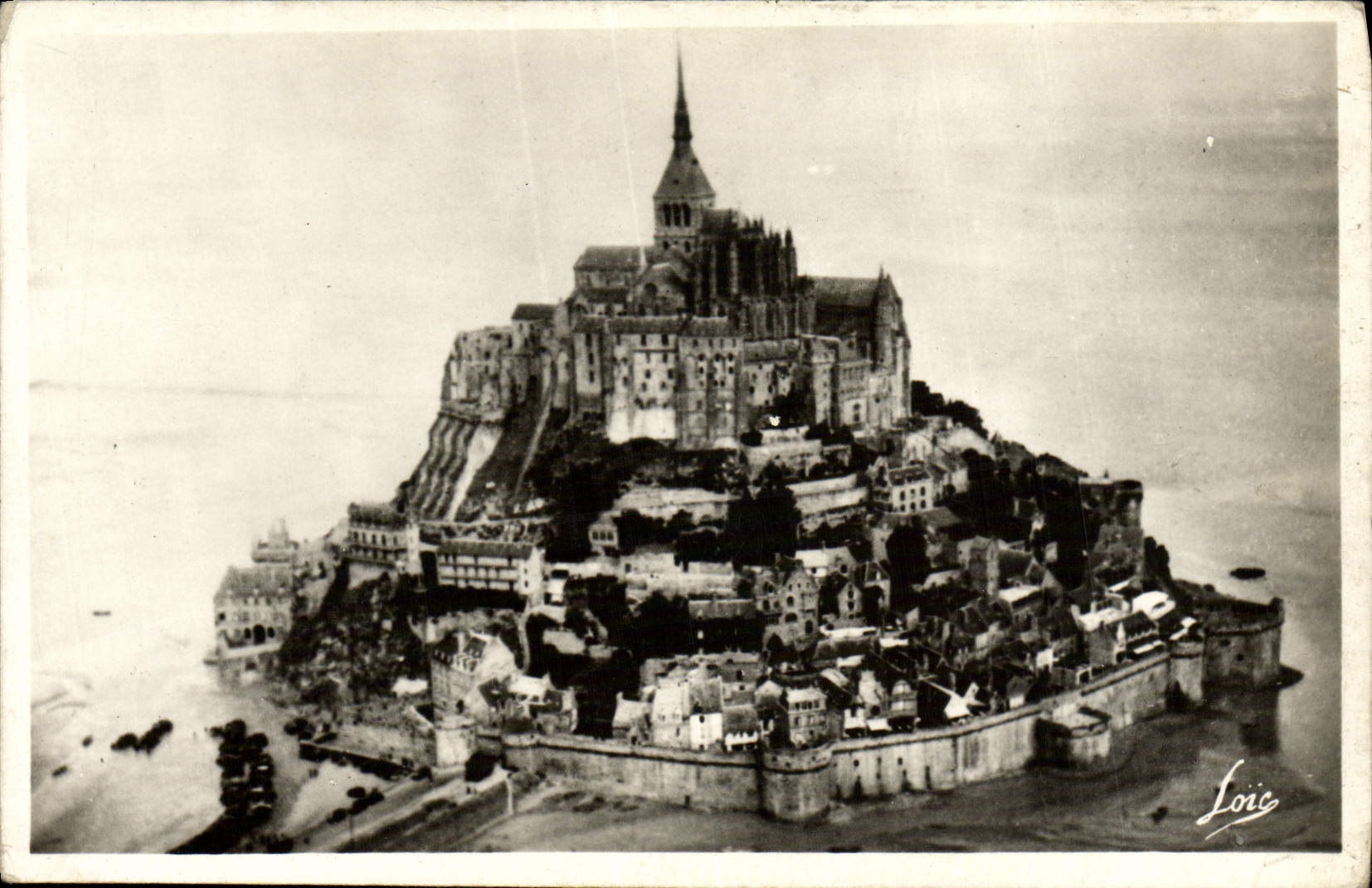 CPA Mont Saint Michel Vue Panoramique Cote Sud Est