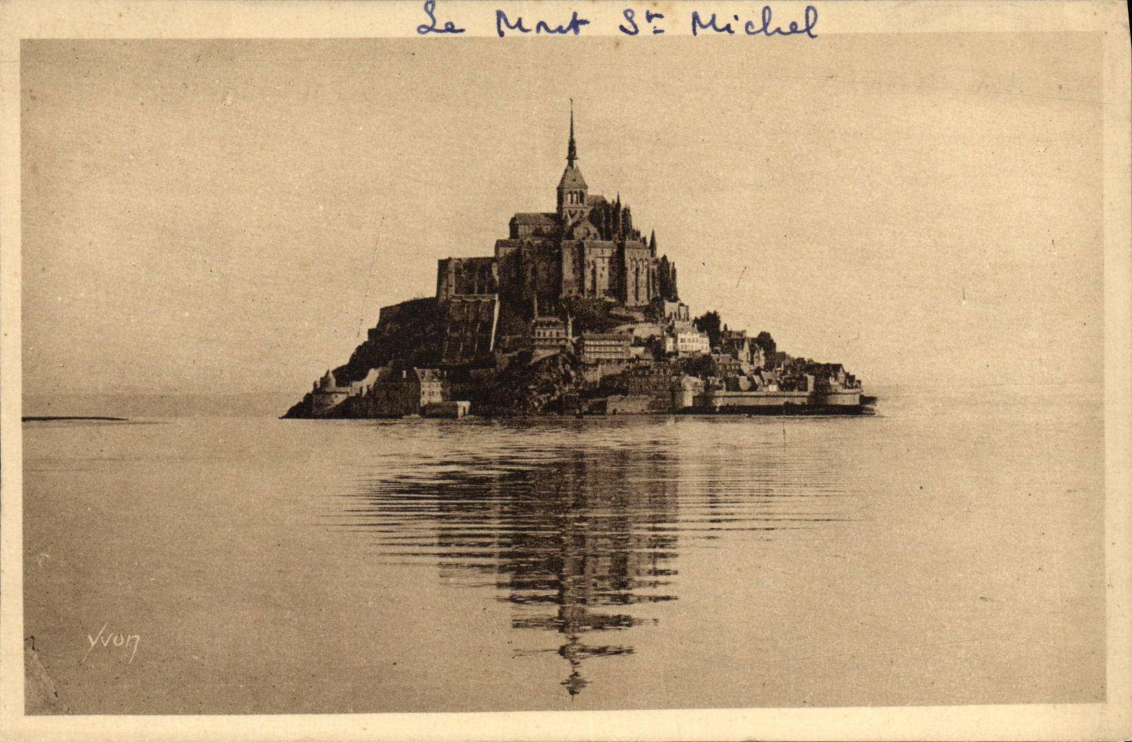 CPA La Douce France Le Mont St Michel