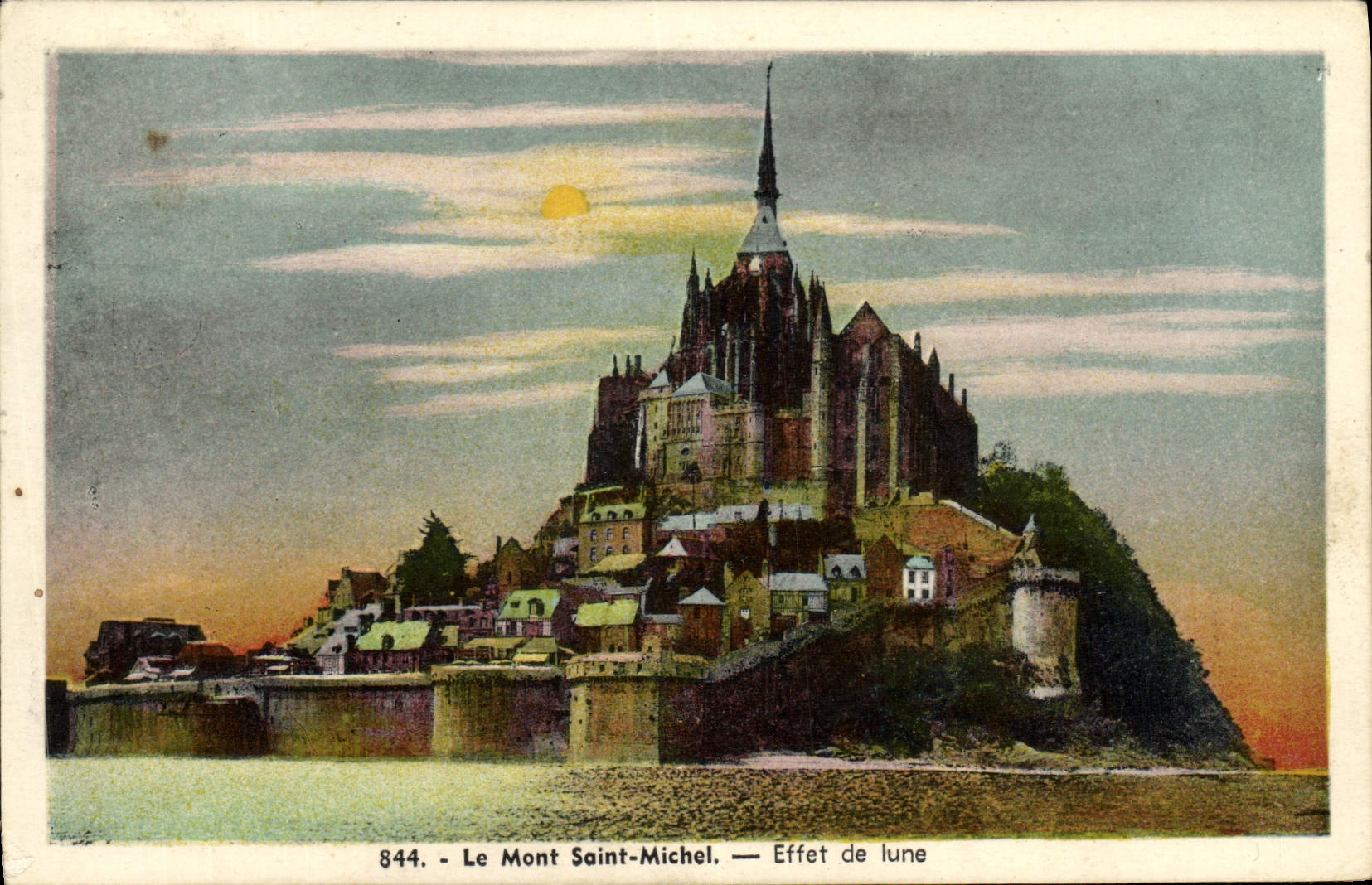 CPA Le Mont Saint Michel Effet De Lune