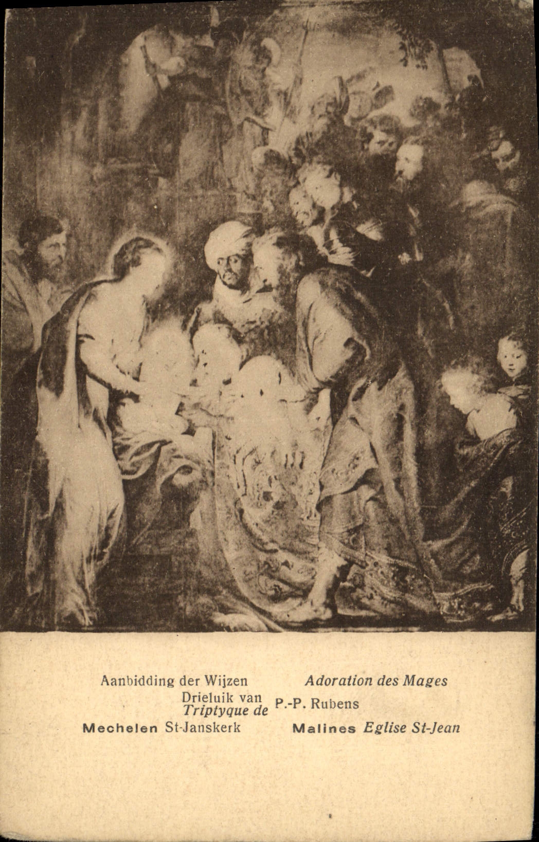 VINTAGE POSTCARD Malignant Church St Jean