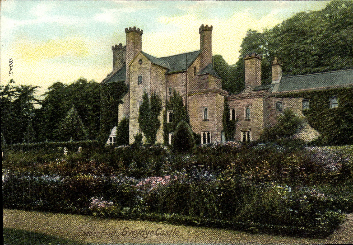 Castillo de Gwydyr de la POSTAL de la VENDIMIA