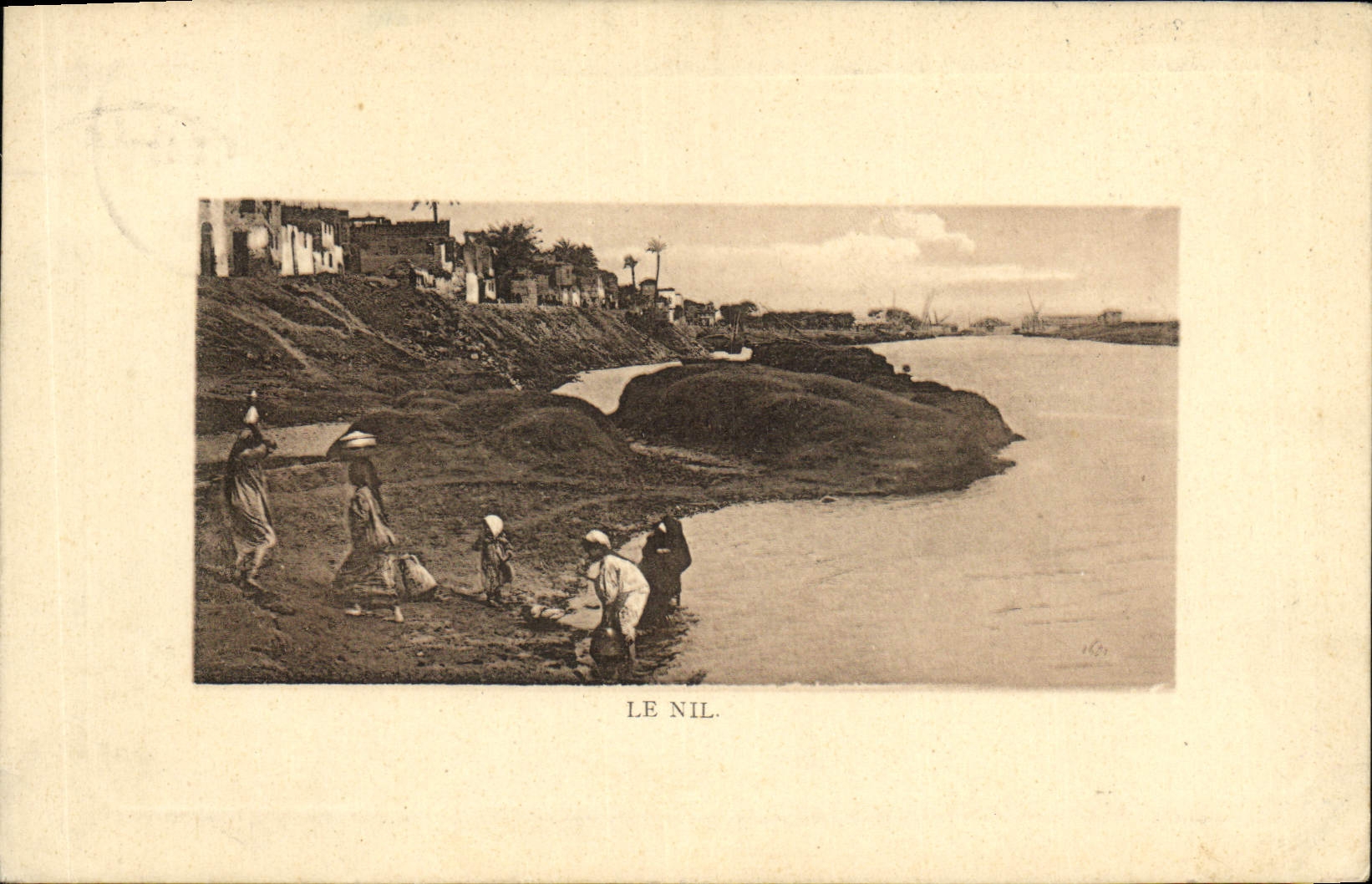 VINTAGE POSTCARD the Nile Egypt