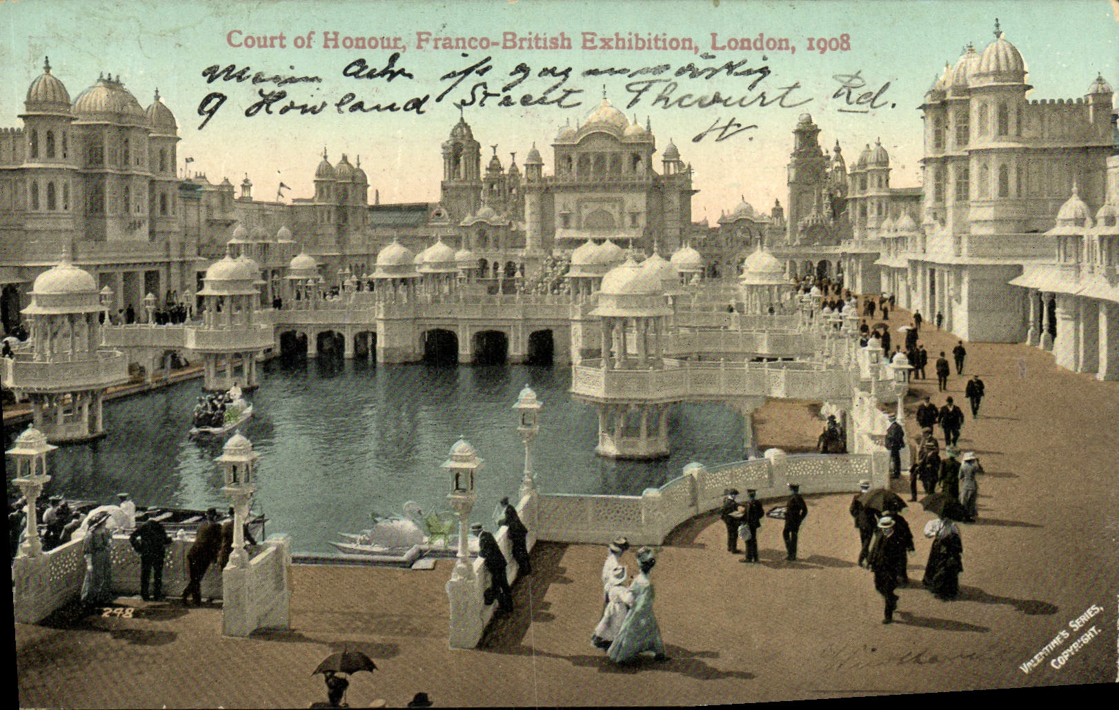 CPA Court Of Honour Franco British Exhibition London 1908