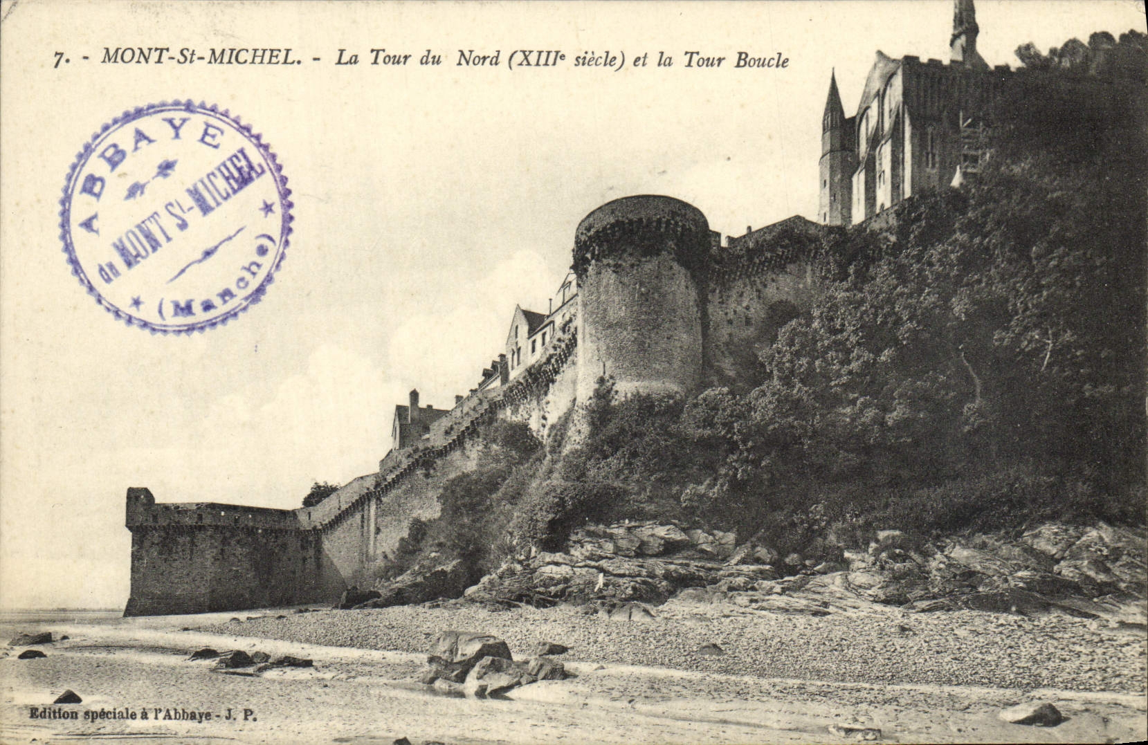 CPA Mont St Michel La Tour Du Nord Et La Tour Boucle