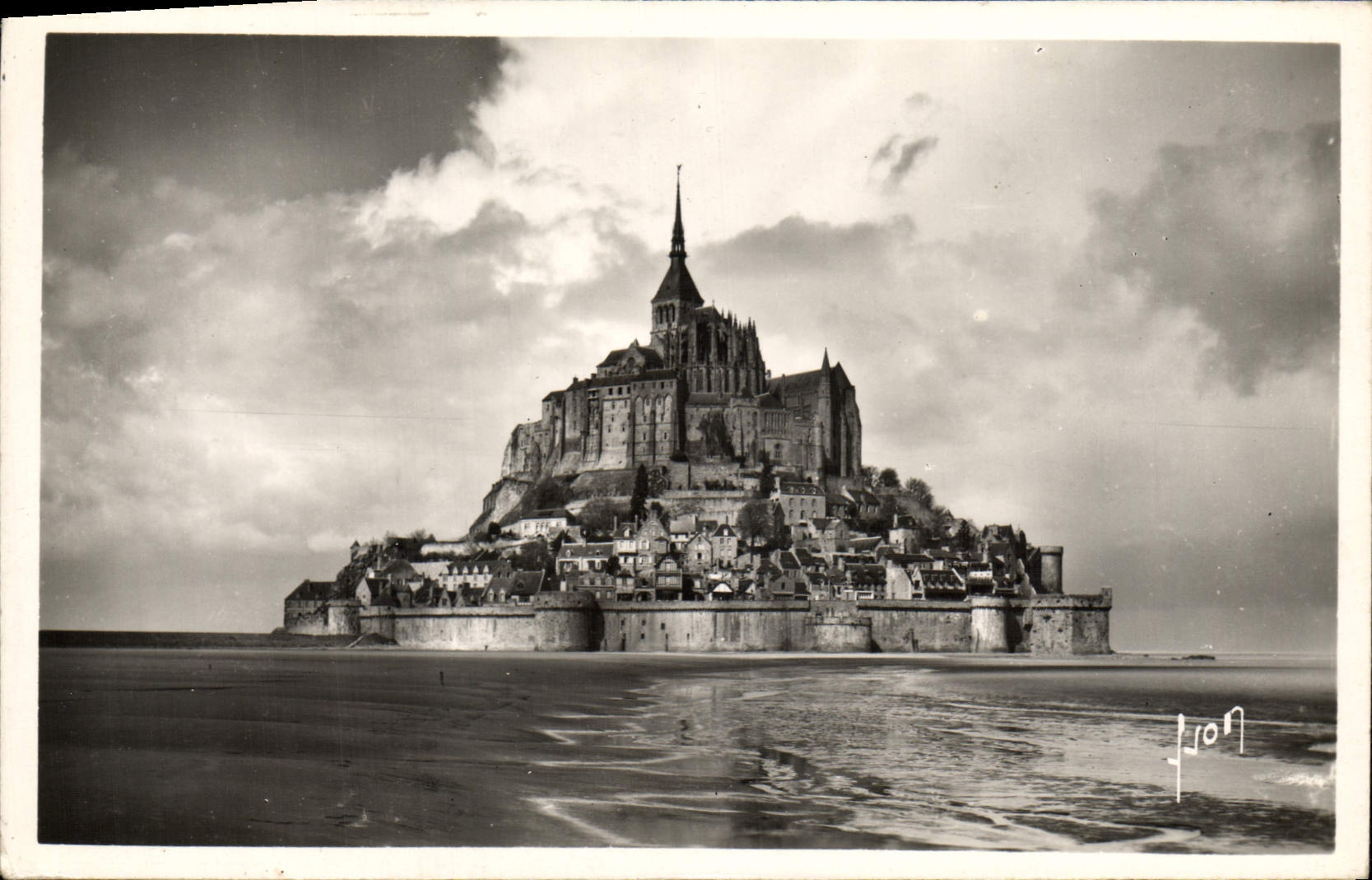CPA Le Mont Saint Michel Cote Sud Est