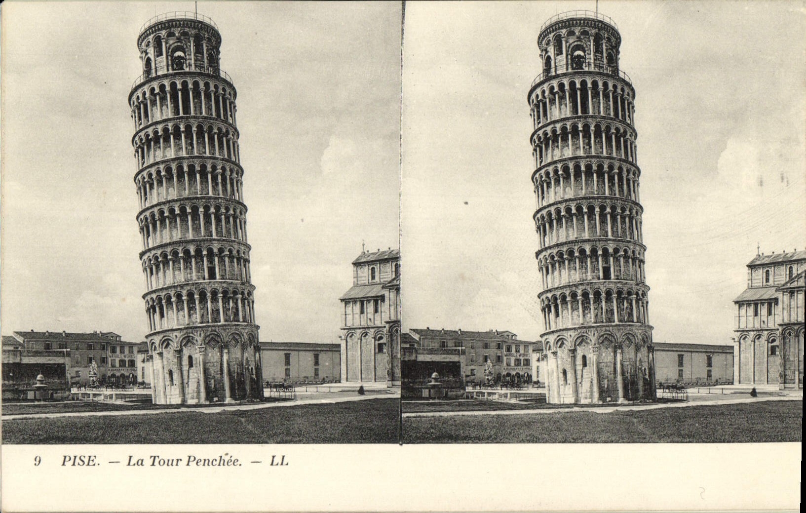 VINTAGE POSTCARD Pisa the Leaning Tower