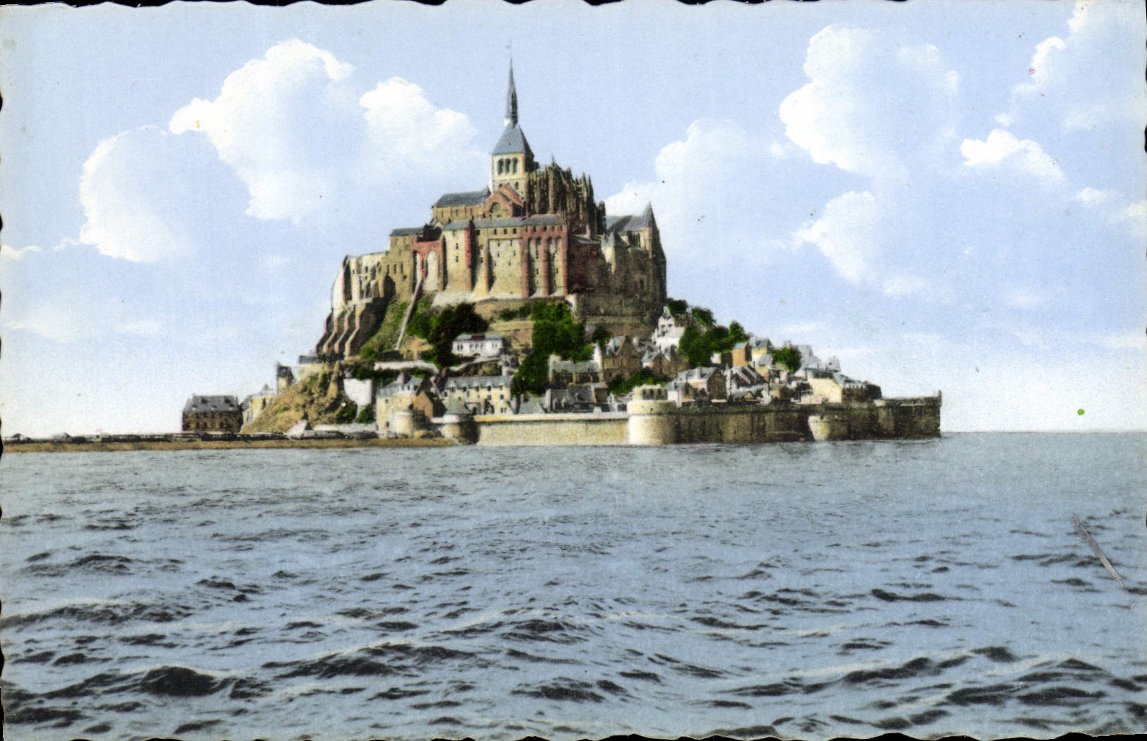 CPA Le Mont St Michel Cote Est