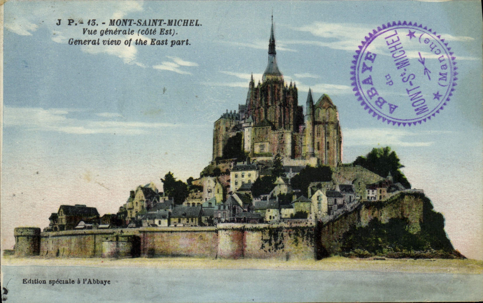 CPA Mont Saint Michel Vue Generale