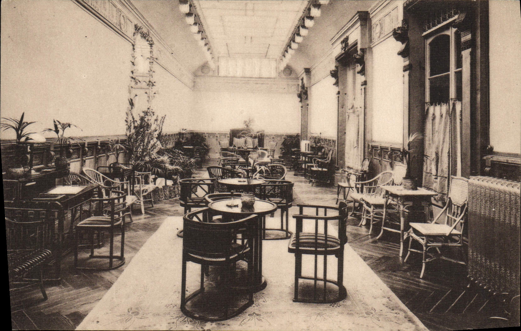 CPA Hotel Helvetia Florence Jardin d'hiver