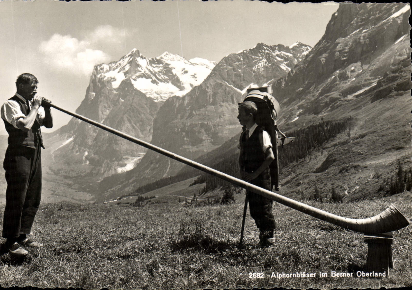 CPM Alphornblaser Im Berner Oberland Folklore