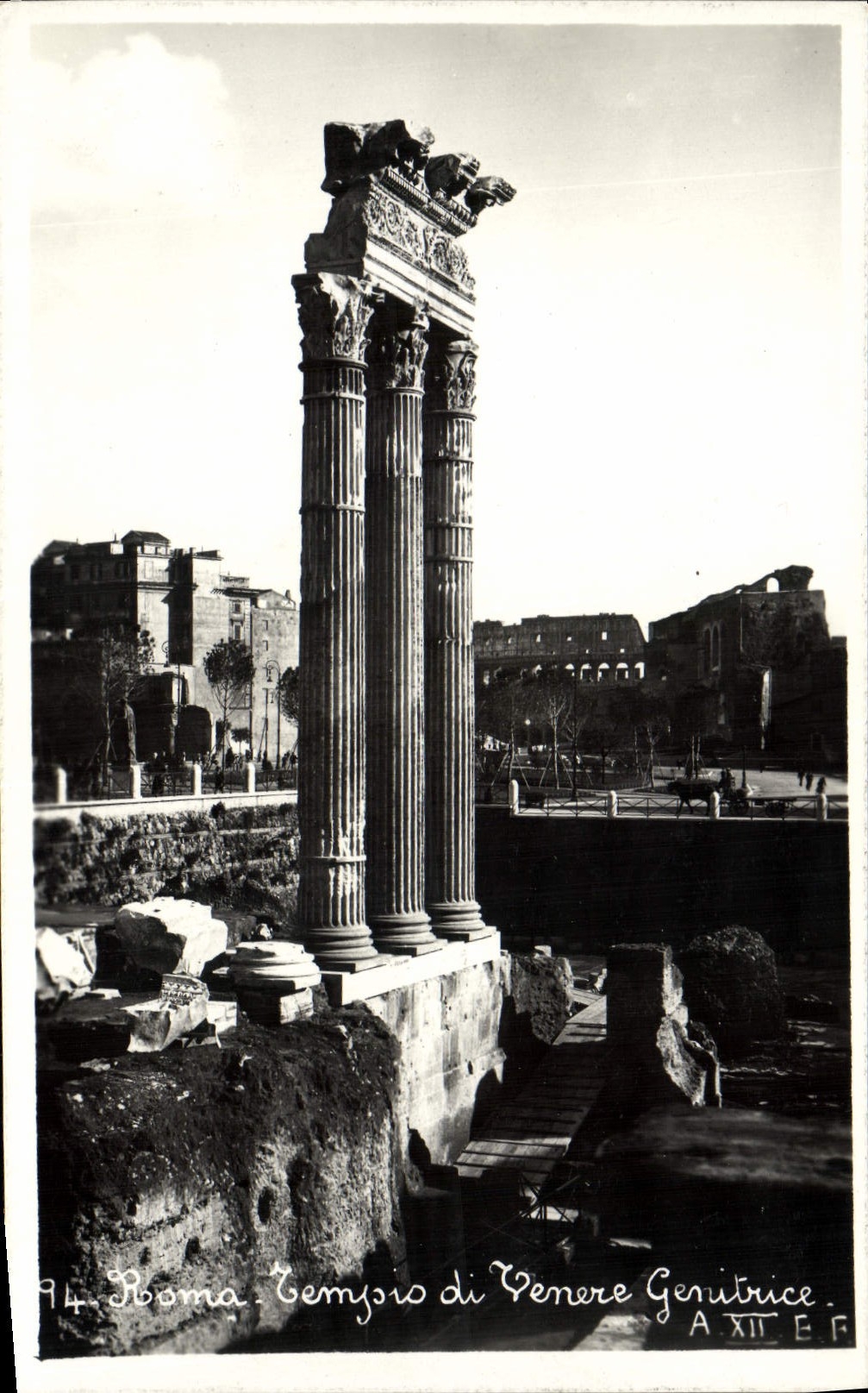 CPA Roma Venere Genitrice Tempio